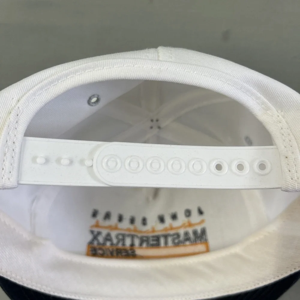VTG John Deere Mastertrax Service Hat K Products Snapback Trucker White Black